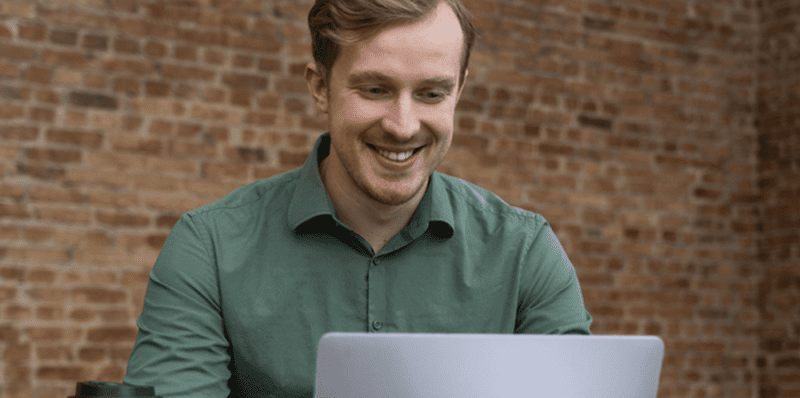 men on laptop