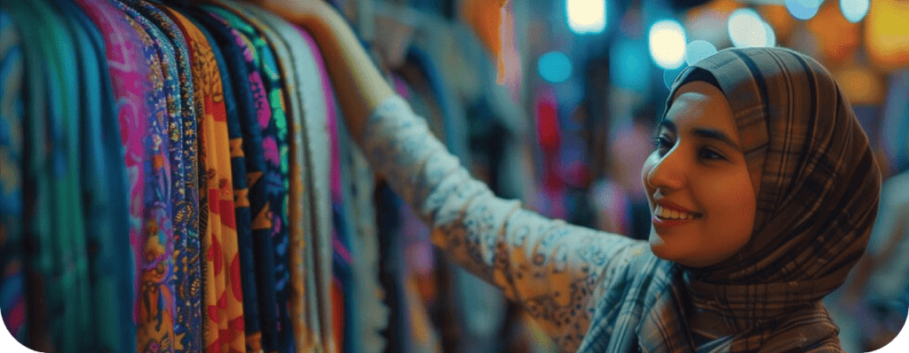 women in store