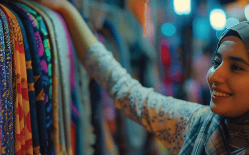 women in store