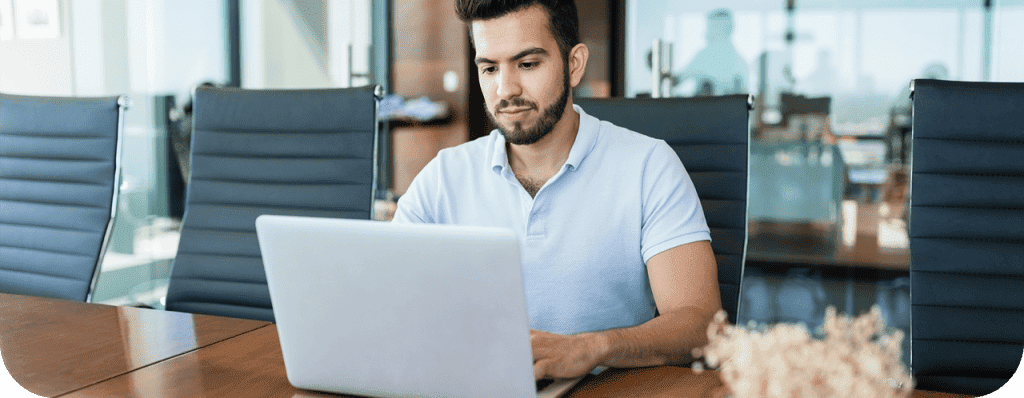 men on laptop