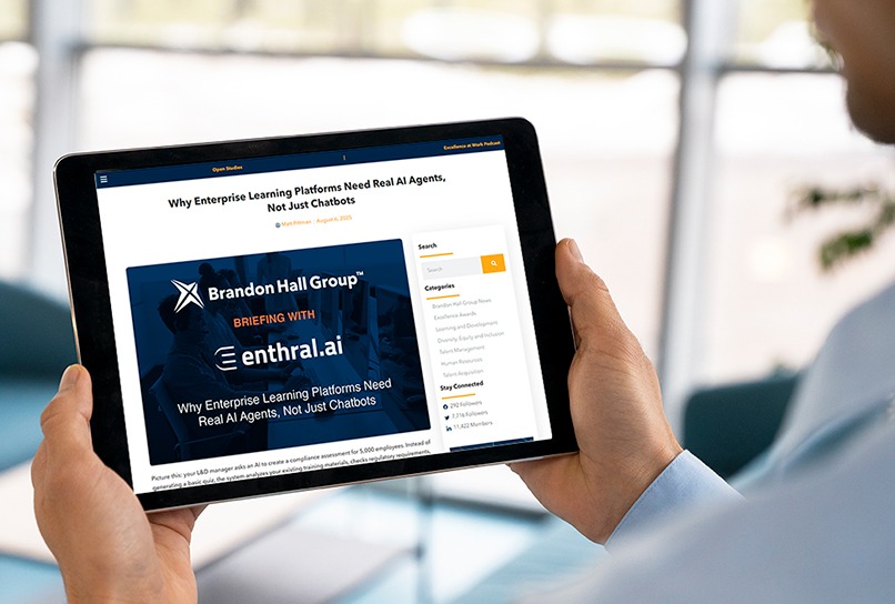 Brandon Hall on Why Enthral’s AI Is “Rare in 2025” and Why That Matters