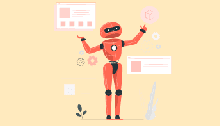 Semi Flat Illustration